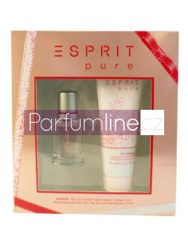 Esprit Pure For Women SET: Toaletní voda 15ml + Sprchovací gél 75ml