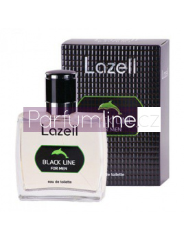 Lazell - Black Line, Toaletní voda 100ml (Alternatíva vône Lacoste Eau de Lacoste L.12.12 Noir)