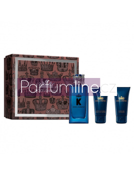 Dolce & Gabbana K, SET: Parfumovaná voda 100ml + Sprchový gél 50ml  + Balzám po holení 50ml