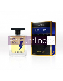Luxure Big Day Indigo, Toaletní voda 55ml - Tester (Alternatíva vône Carolina Herrera Bad Boy Cobalt)