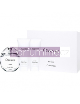 Calvin Klein Obsessed SET: Parfumovaná voda 100 ml + Tělové mléko 100 ml + Sprchový gél 100 ml