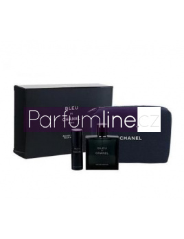 Chanel Bleu de Chanel SET: Parfumovaná voda 100ml + Parfumovaná voda 20ml + Kozmetická taška