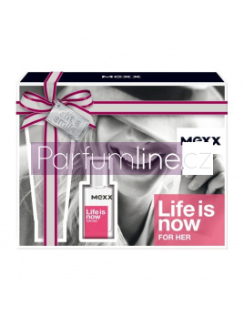 Mexx Life is Now for Her, edt 15 + 50ml telove Mléko