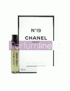 Chanel No. 19, Vzorek vůně - parfemovana voda