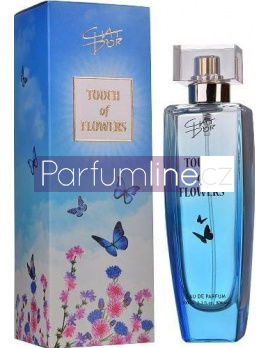 Chat Dor Touch of Flowers, Parfumovaná voda 100ml (Alternatíva vône Escada Turquoise Summer)