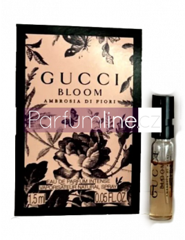 Gucci Bloom Ambrosia di Fiori, Vzorek vůně