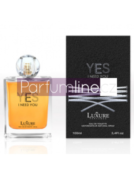 Luxure Yes I Need You, Toaletní voda 50ml TESTER(Giorgio Armani Stronger With You)