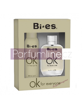 Bi-es OK for Everyone SET: Toaletní voda 100ml + Deodorant 150ml (Alternatíva vône Calvin Klein One)