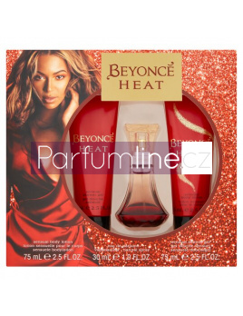 Beyonce Heat, Parfumovaná voda 30ml + 75ml sprchový gél + 75ml Tělové mléko