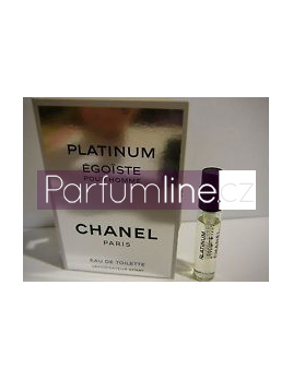 Chanel Egoiste Platinum, Vzorek vůně