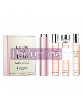 Lancome La Vie Est Belle, Parfémovaná voda 3x18ml - Naplne + plnitelny flakon