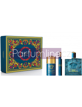 Versace Eros Parfum SET: Parfum 100ml + Deodorant stick 75ml + Parfum 10ml