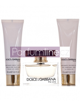Dolce & Gabbana The One SET: Parfumovaná voda 50ml + Tělové mléko 50ml + Sprchový gél 50ml