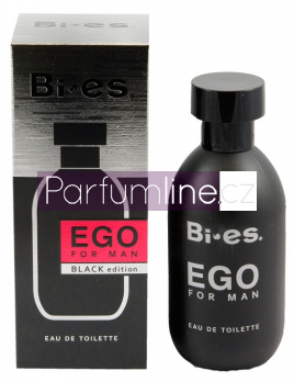 Bi-es Ego for Man Black Edition, Toaletní voda 100ml, (Alternativa parfemu Hugo Boss Hugo Just Different)