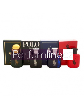 Ralph Lauren Mini SET: Polo Red 15ml edt + Polo Blue 15ml edt + Polo Black 15ml edt + Polo 15ml edt