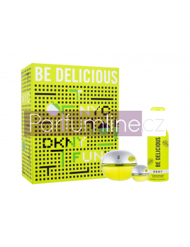 DKNY Be Delicious, SET: Parfémovaná voda 100ml + Parfémovaná voda 7ml + Sprchová Pěna 150ml