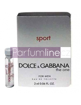 Dolce & Gabbana The One Sport, Vzorka vone