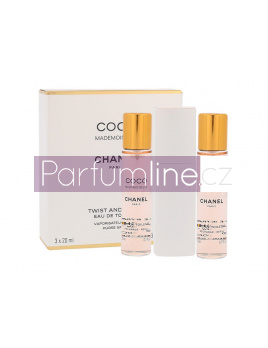 Chanel Coco Mademoiselle, Toaletní voda 3x20ml - Twist and spray