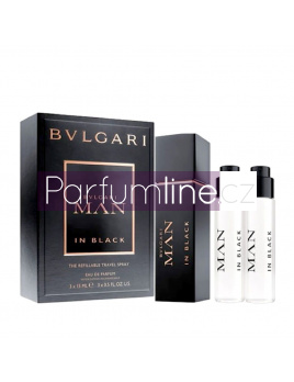 Bvlgari Man In Black, Parfumovaná voda 3x15ml