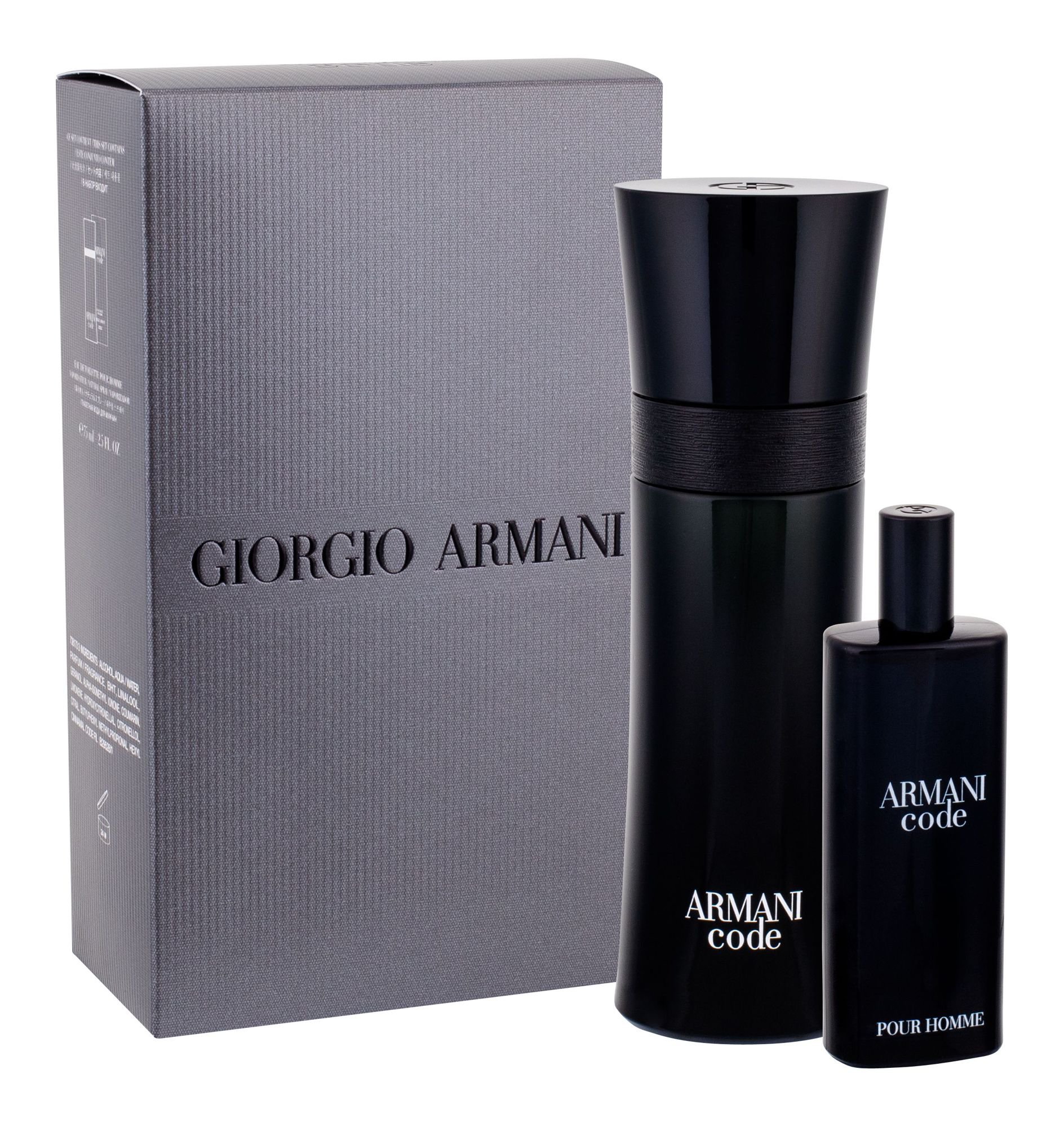 Giorgio Armani Armani Code Pour Homme SET: Toaletní voda 75ml + Toaletní voda 15ml