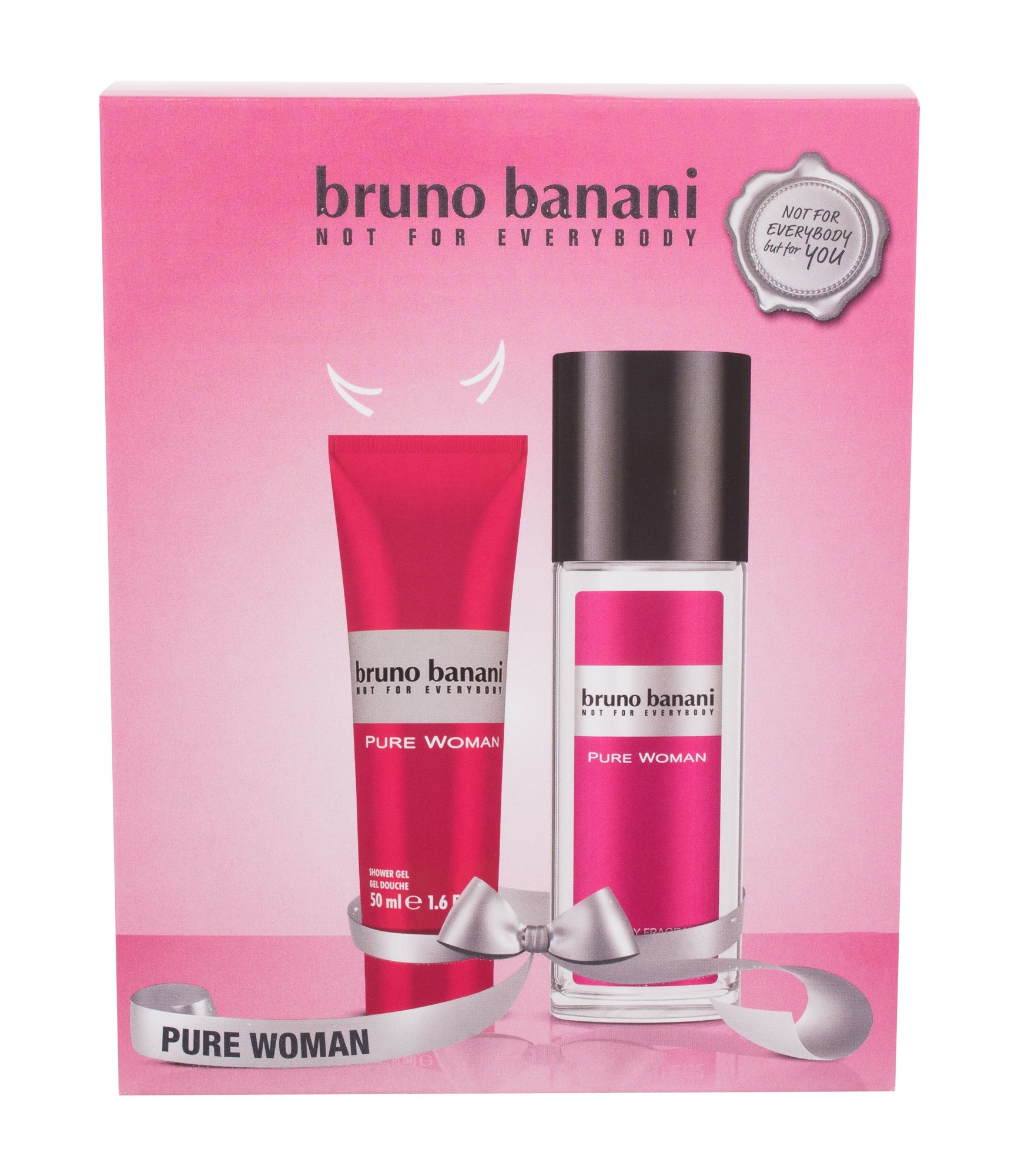 Bruno Banani Pure Woman, Deodorant 75 ml + sprchovací gél 50 ml