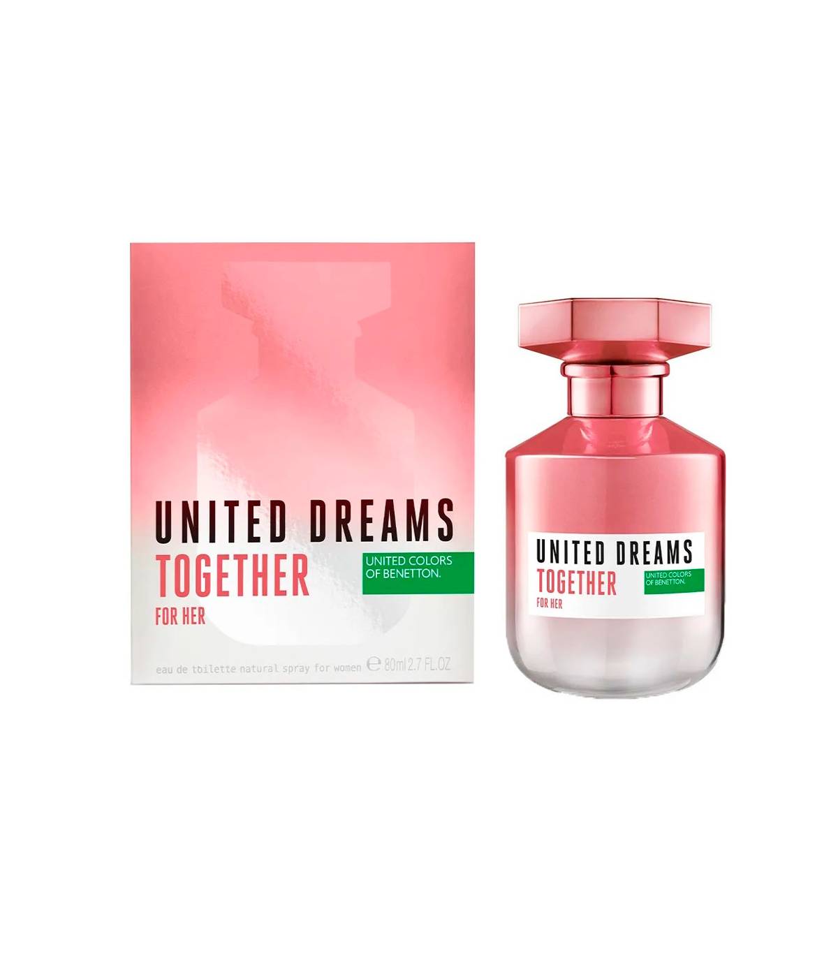 United Colors of Benetton United Dreams Together for Her, Toaletní voda 80ml